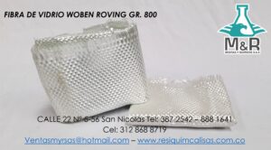 Fibra de Vidrio Woben roving 800